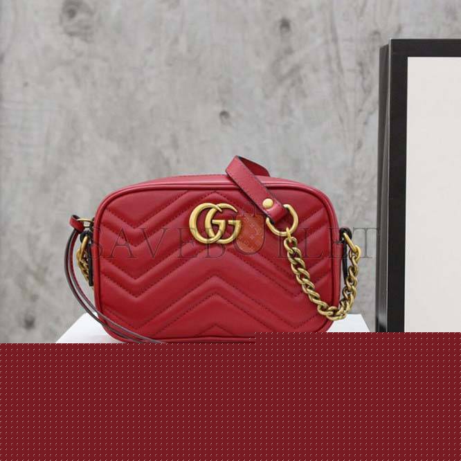 G*u*i marmont matelasse mini bag 448065 dtd1t 6433 172 (18*12*6cm)